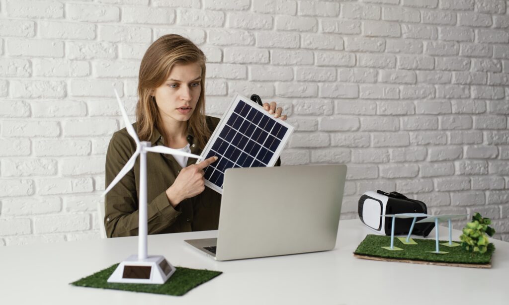 woman working environment projects